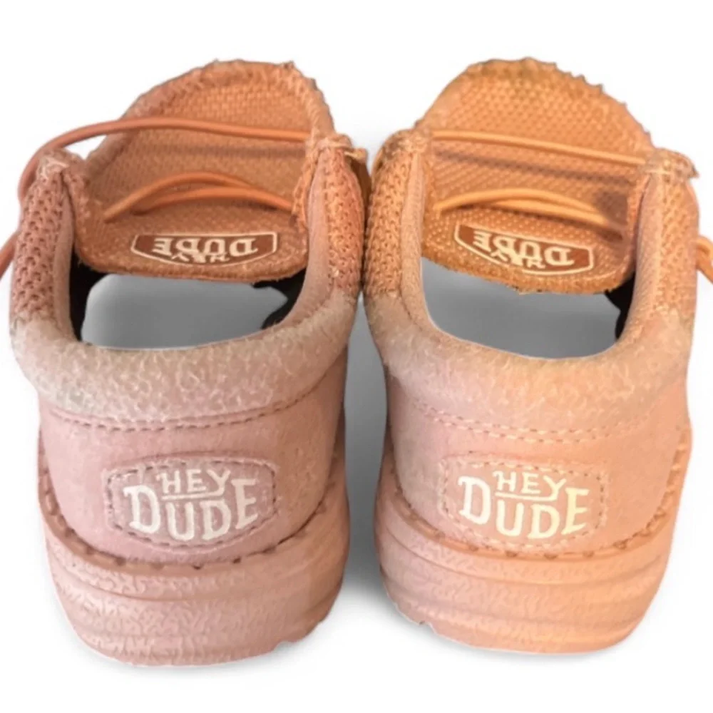 Hey Dude Kids Wally Funk Mono shoe in the Rose Sand